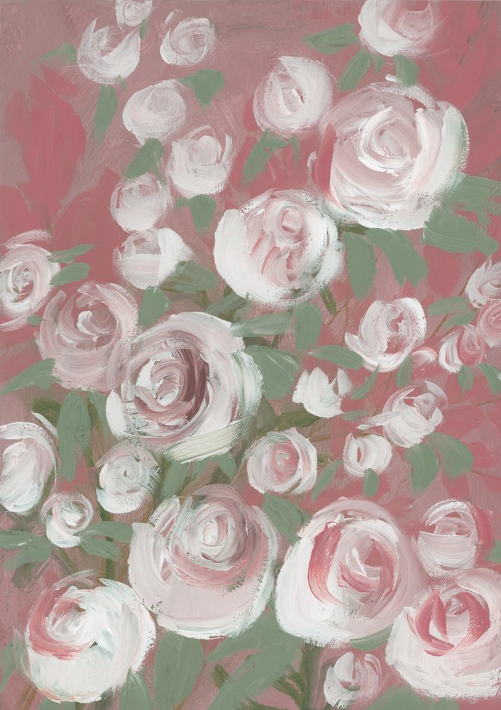 Zachtroze rozen door Rosana Laiz Blursbyai