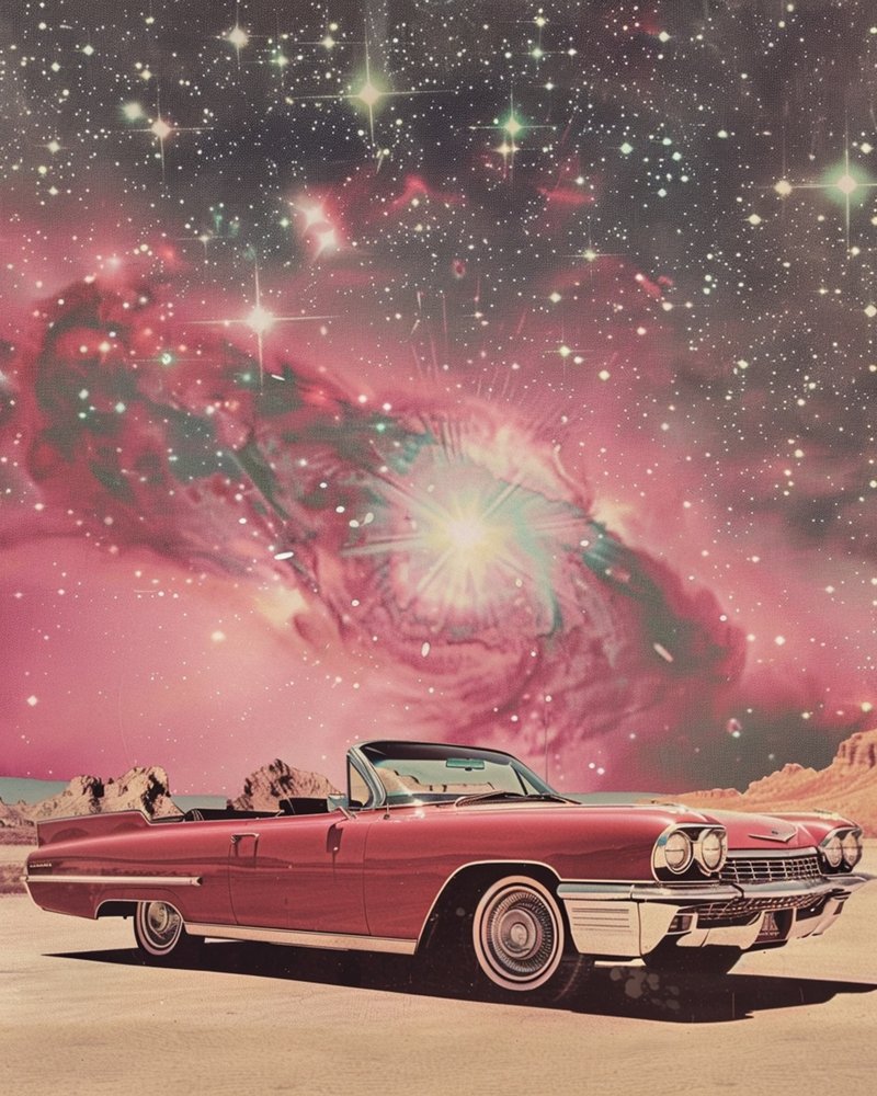 Kosmische woestijnrit door Samantha Hearn