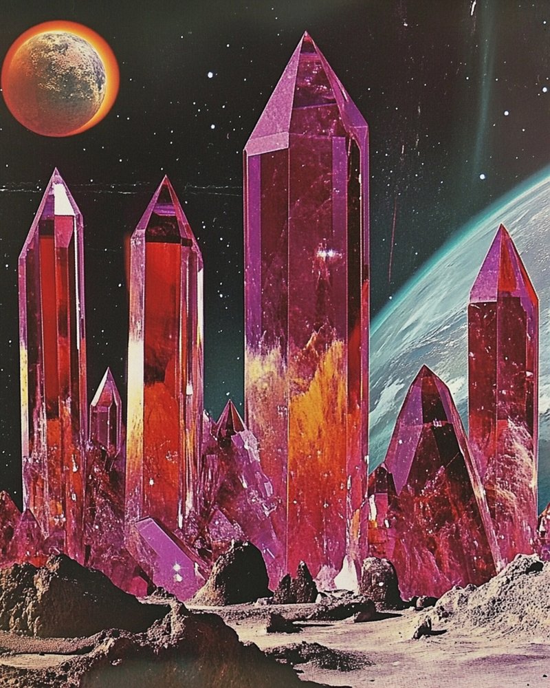 Crystal Planet-landschap door Samantha Hearn
