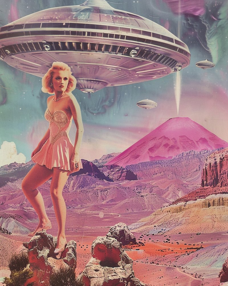 Glamour op een roze planeet door Samantha Hearn