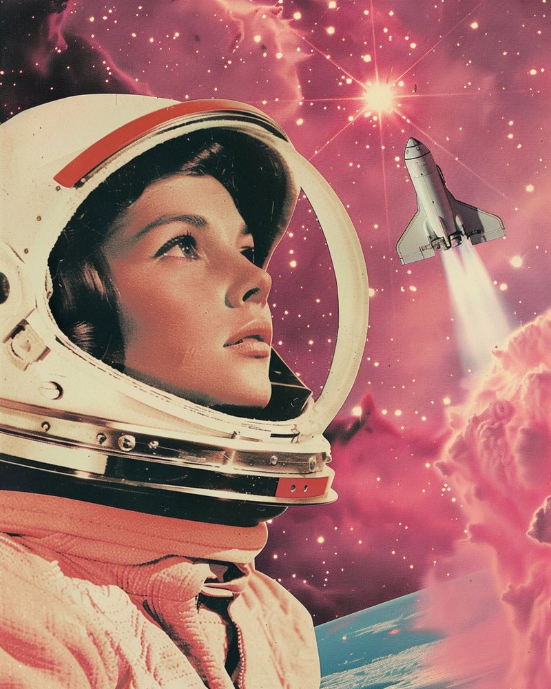Retro Space Dream door Samantha Hearn