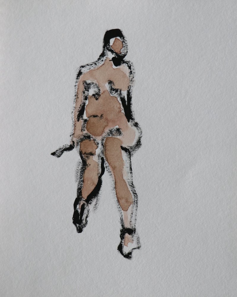Abstracte naaktfiguur door Santhosh ch
