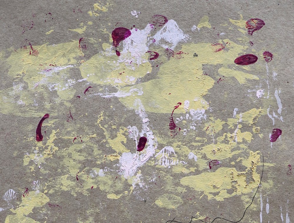 Abstracte verfspatten door Santhosh ch