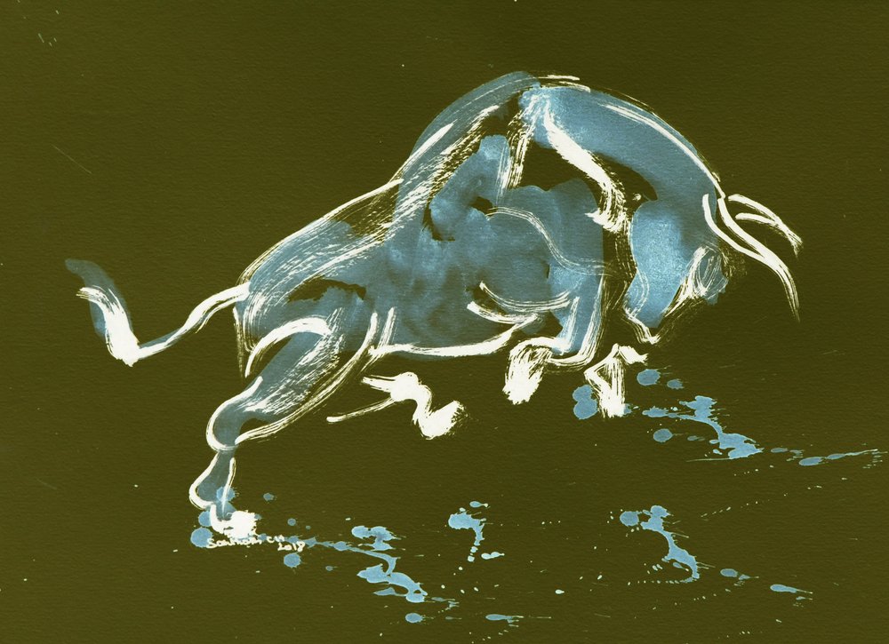 Blue Bull opladen door Santhosh ch