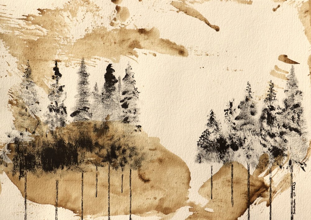 Sereniteit van het bos door Santhosh ch