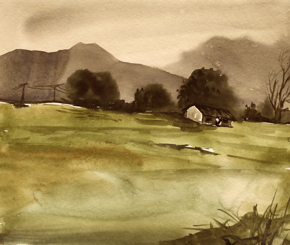 Misty Mountain Boerderijhuis door Santhosh ch