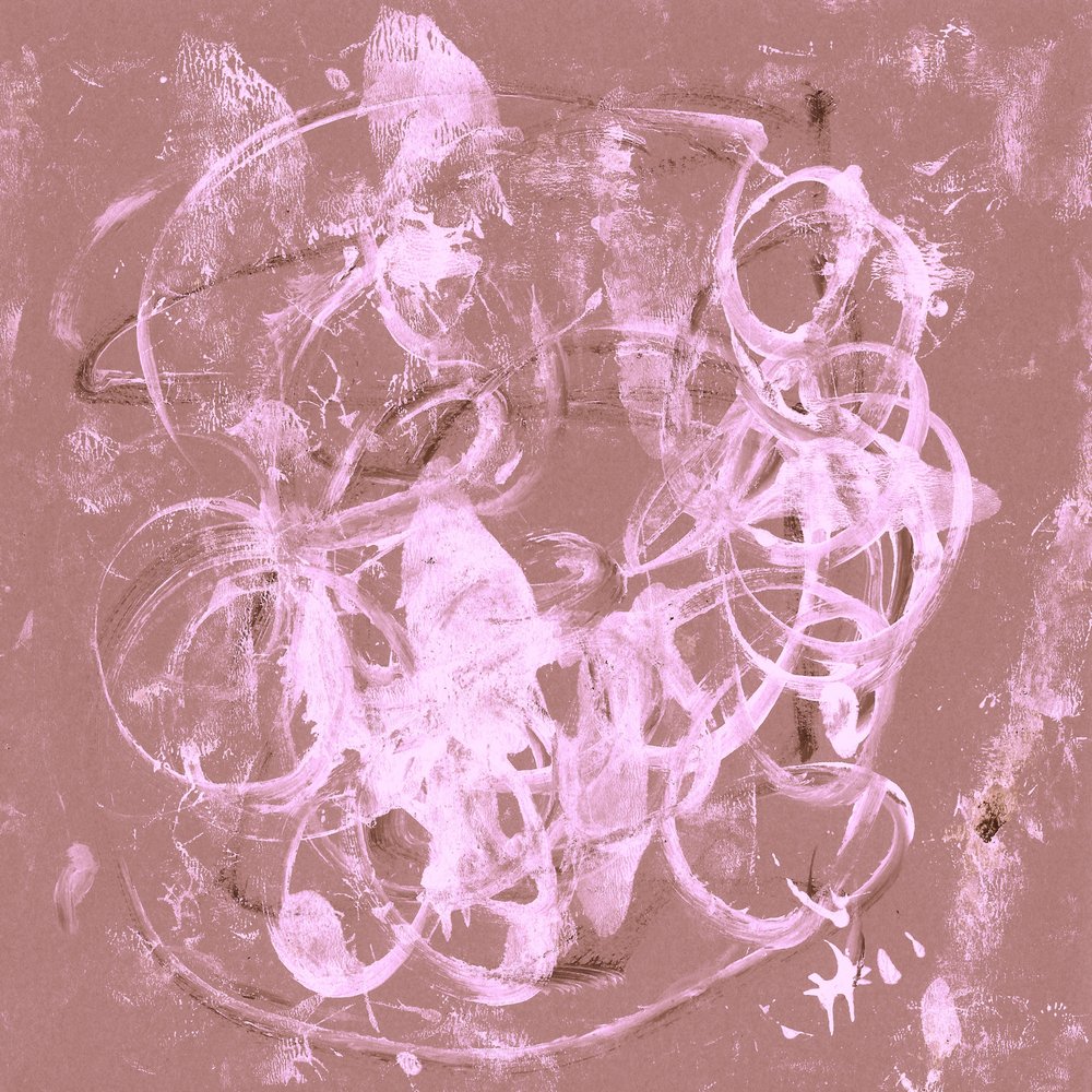Roze vloeiende abstractie door Santhosh ch