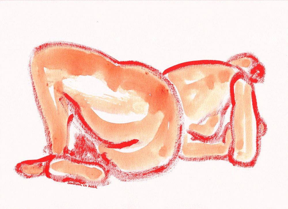 Rustige abstracte figuren door Santhosh ch