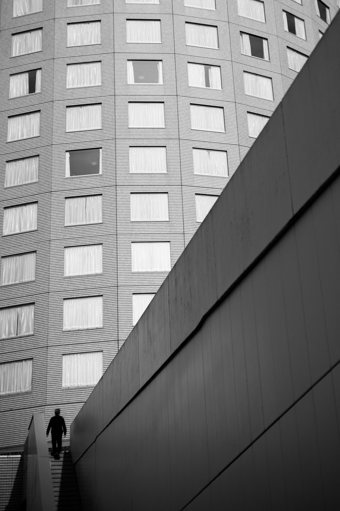 Geometrische stadswandeling door Satoshi Hata