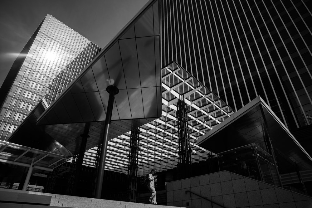 Stedelijke glasarchitectuur door Satoshi Hata