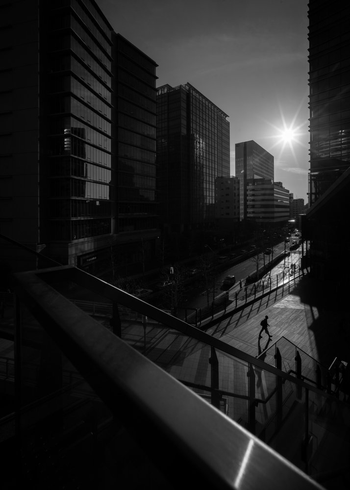Urban Sunburst-wandeling door Satoshi Hata
