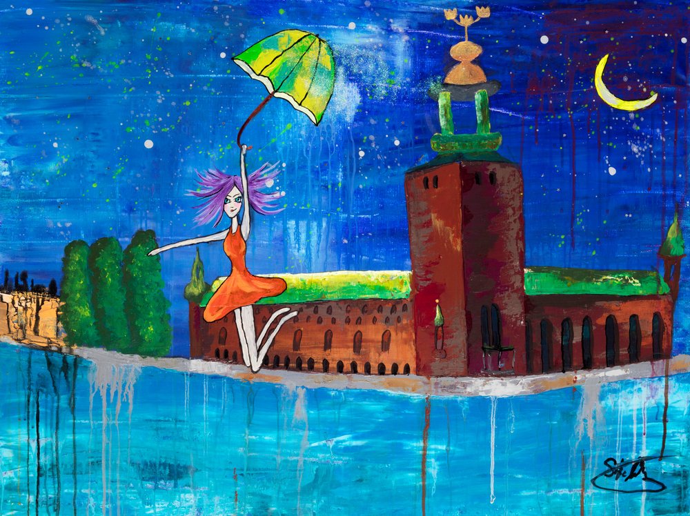 Whimsical Girl Stockholm Night door Sofia Toborg