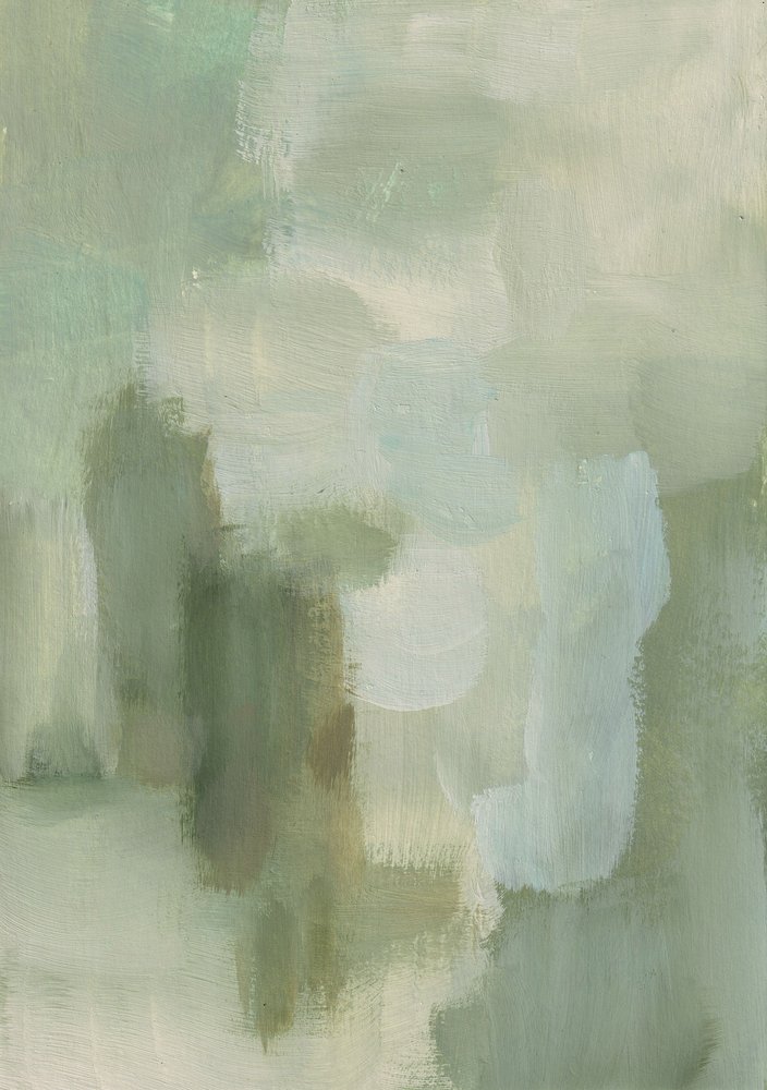 Zachte salie – Abstract door Soniya Vijayakumar