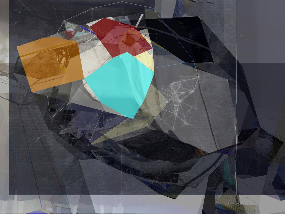 Complexe geometrische lagen door Stefan Fransson