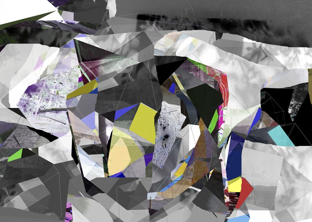 Dynamisch geometrisch abstract door Stefan Fransson