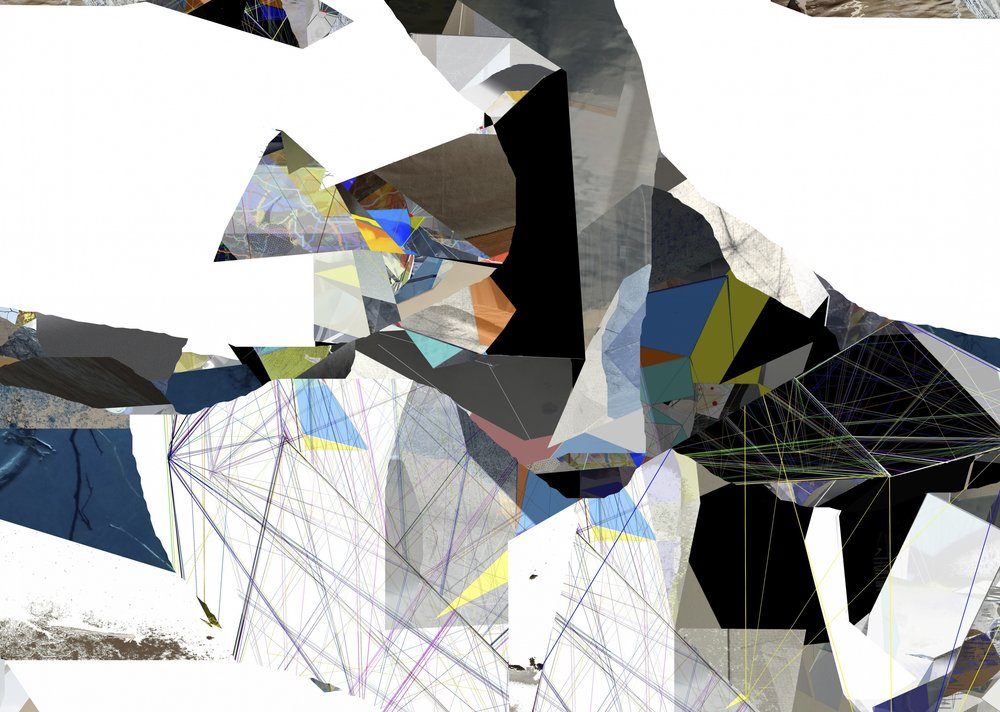 Gefragmenteerd geometrisch zicht door Stefan Fransson