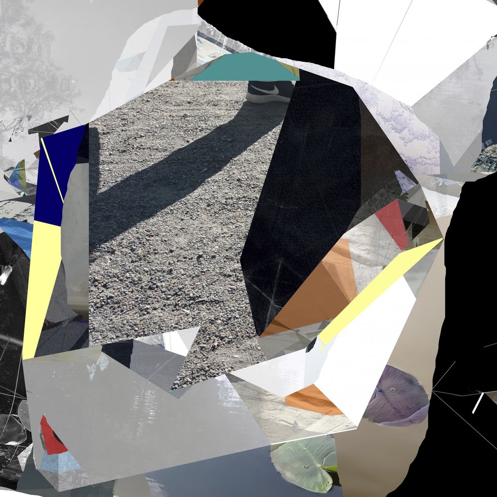 Stedelijke abstracte collage door Stefan Fransson