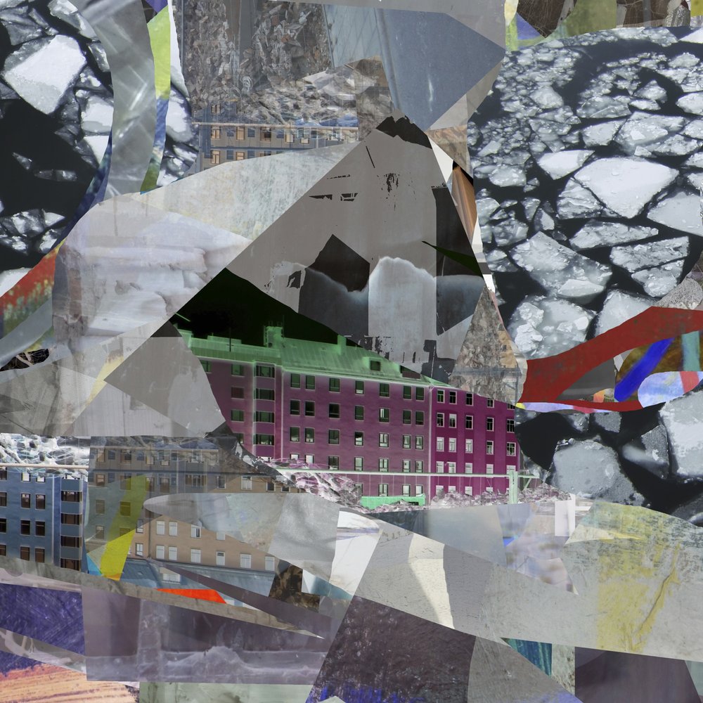 Stedelijke ijscollage door Stefan Fransson