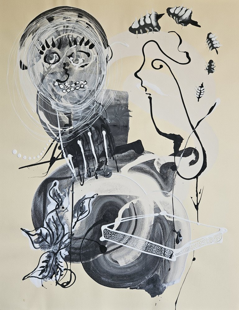 Stroom van abstracte profielen door Stefano Mazzolini