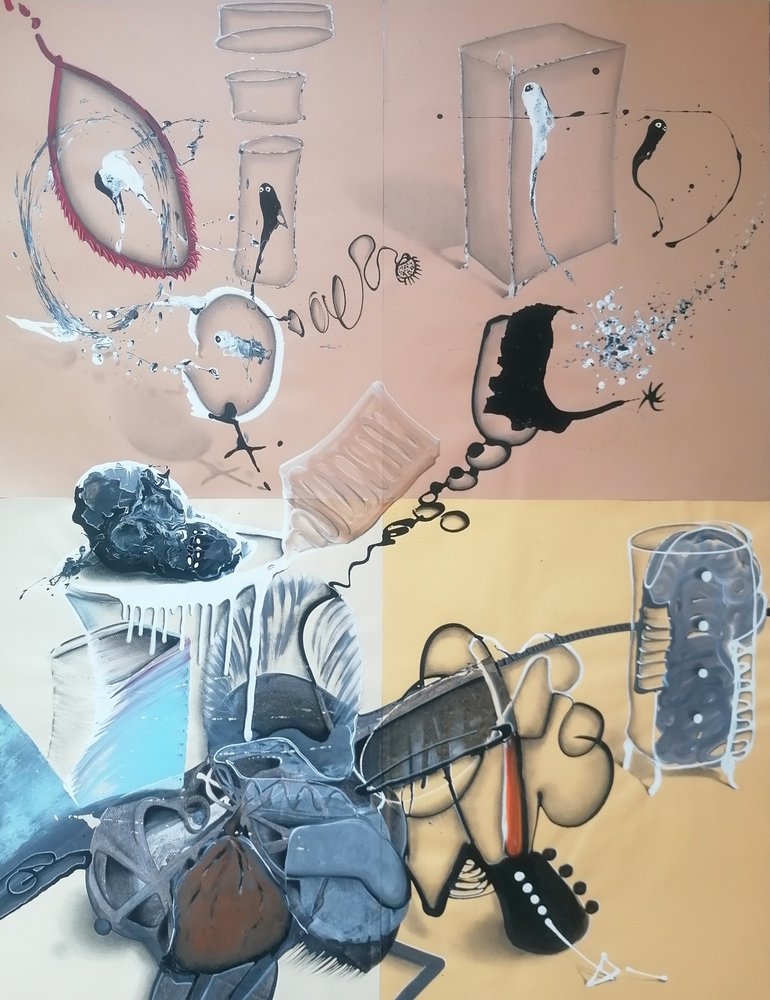 Dynamische abstracte vormen door Stefano Mazzolini
