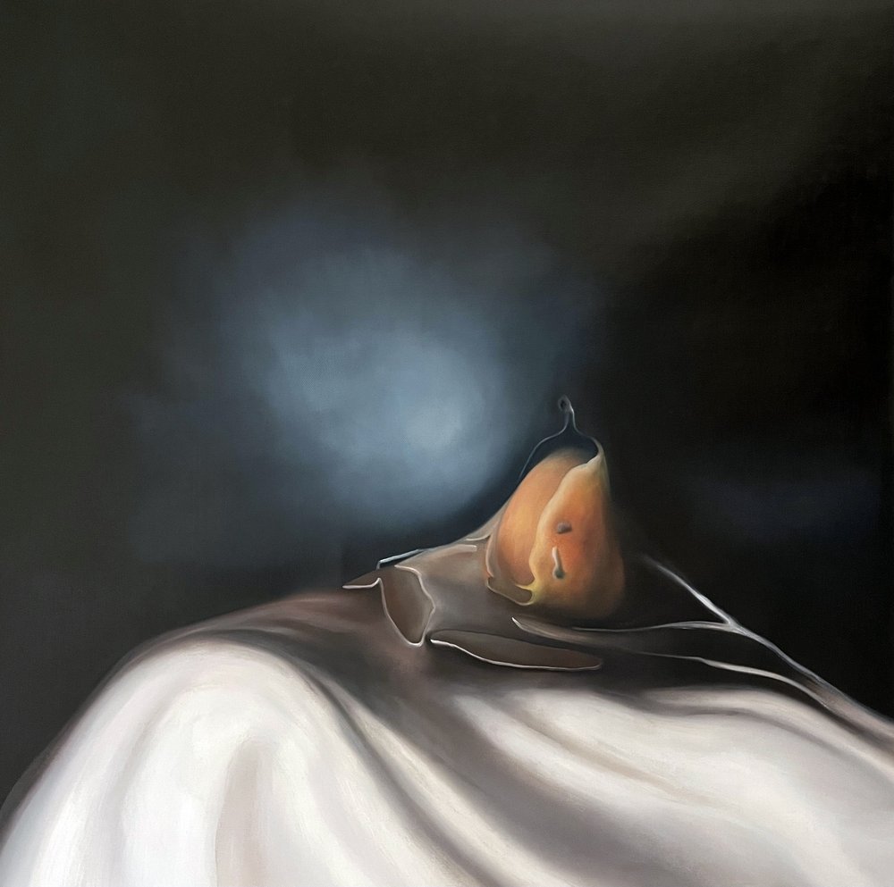 Elegant stilleven met peren door Stefano Mazzolini