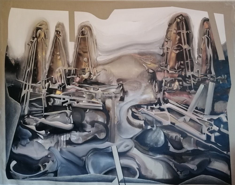 Beklemmende surrealistische torenspitsen door Stefano Mazzolini