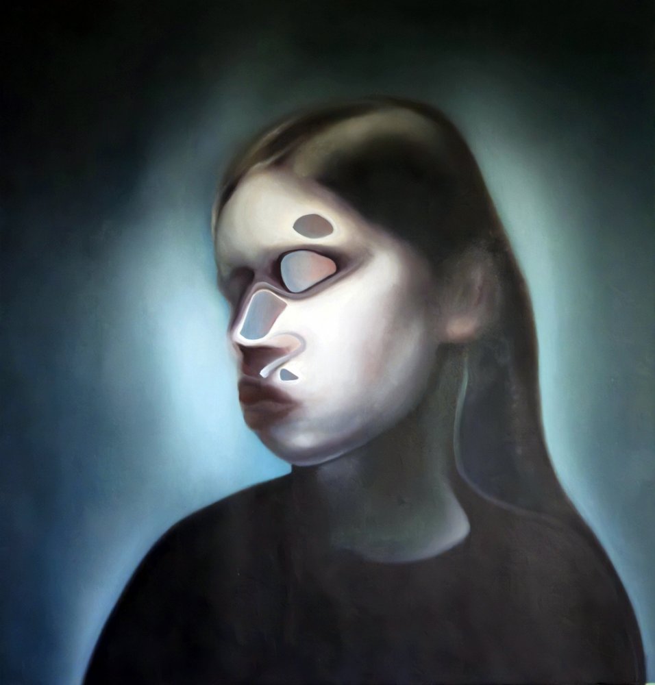Mysterieuze abstracte vrouw door Stefano Mazzolini