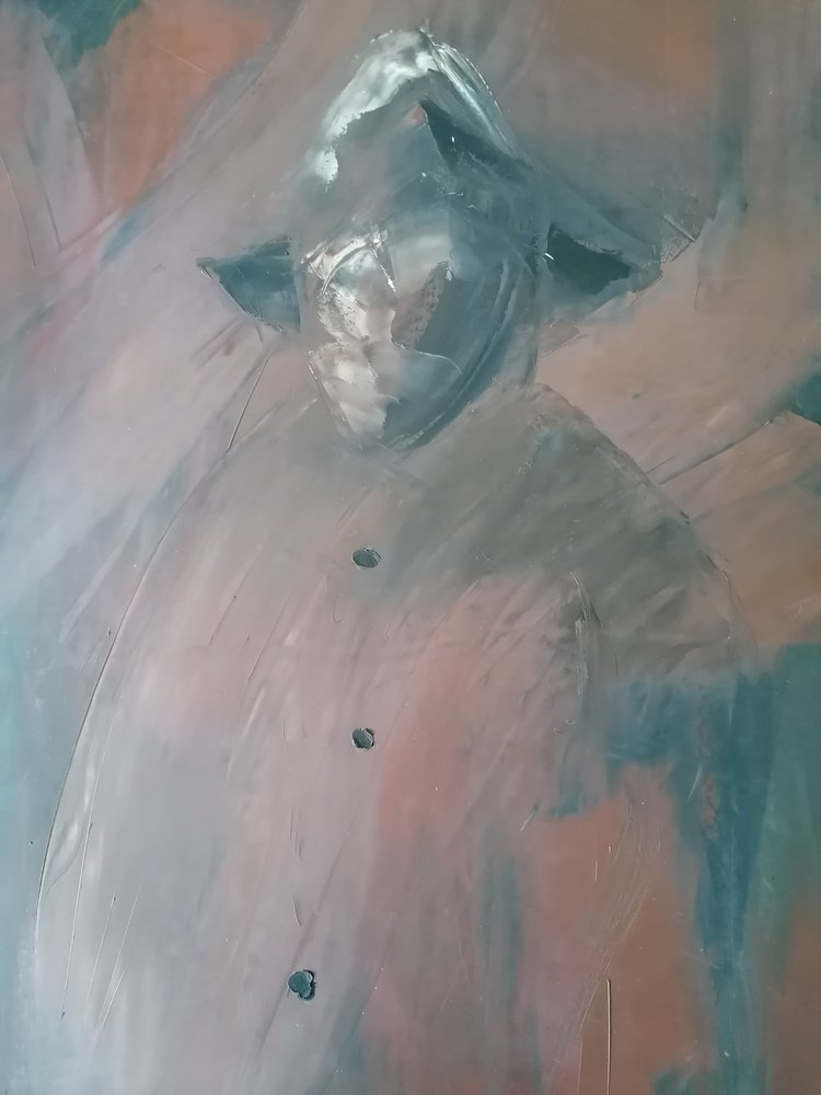 Mysterieuze figuur met kap door Stefano Mazzolini