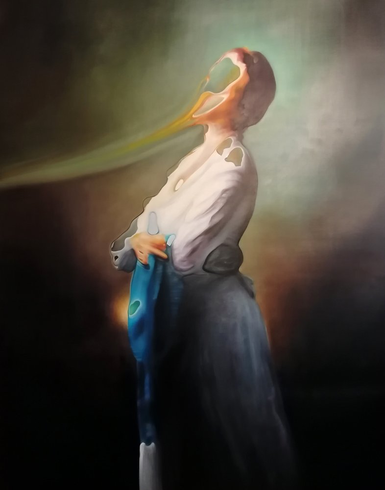 Gloeiende surrealistische vrouw door Stefano Mazzolini