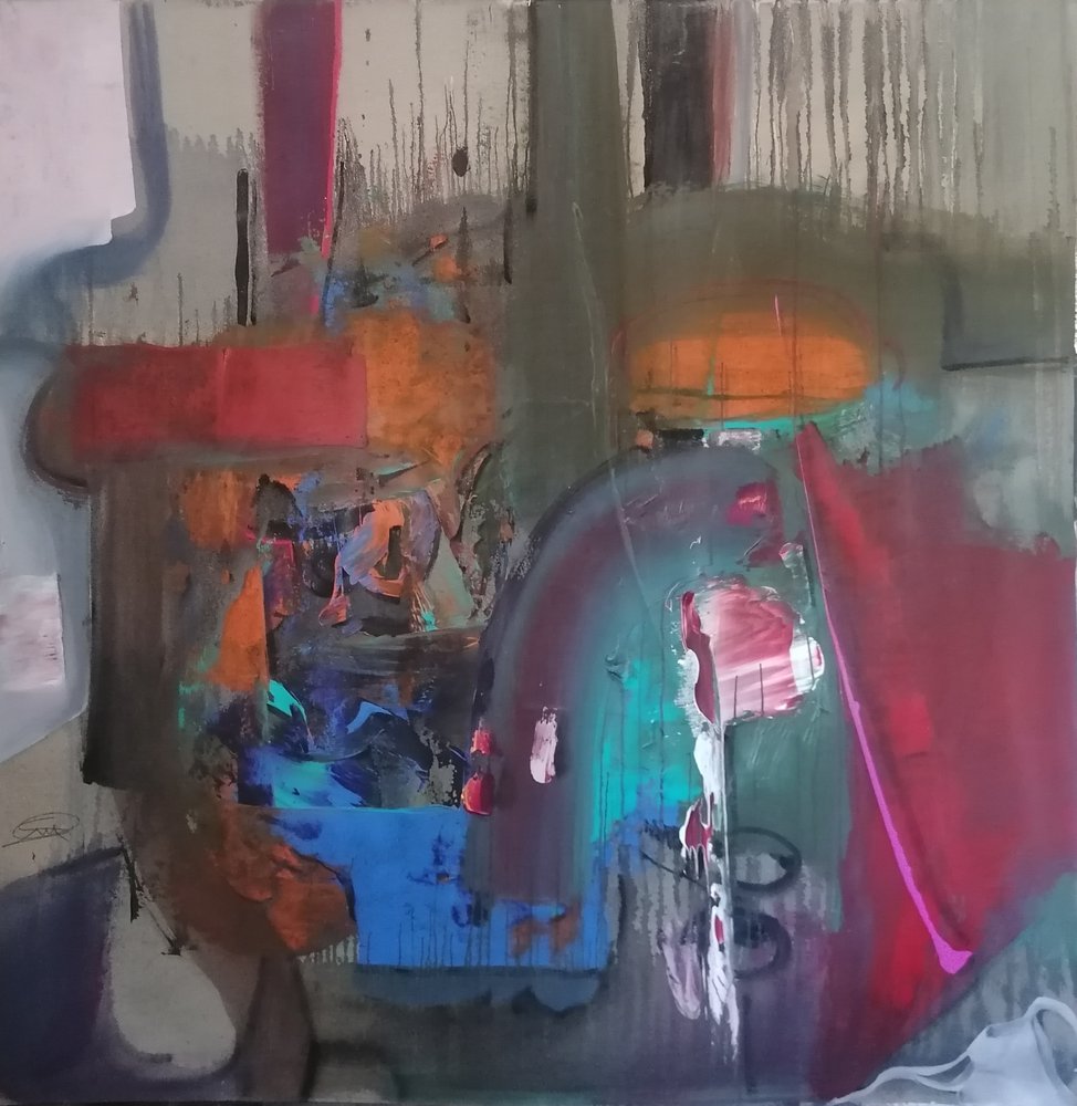 Levendige abstracte energie door Stefano Mazzolini