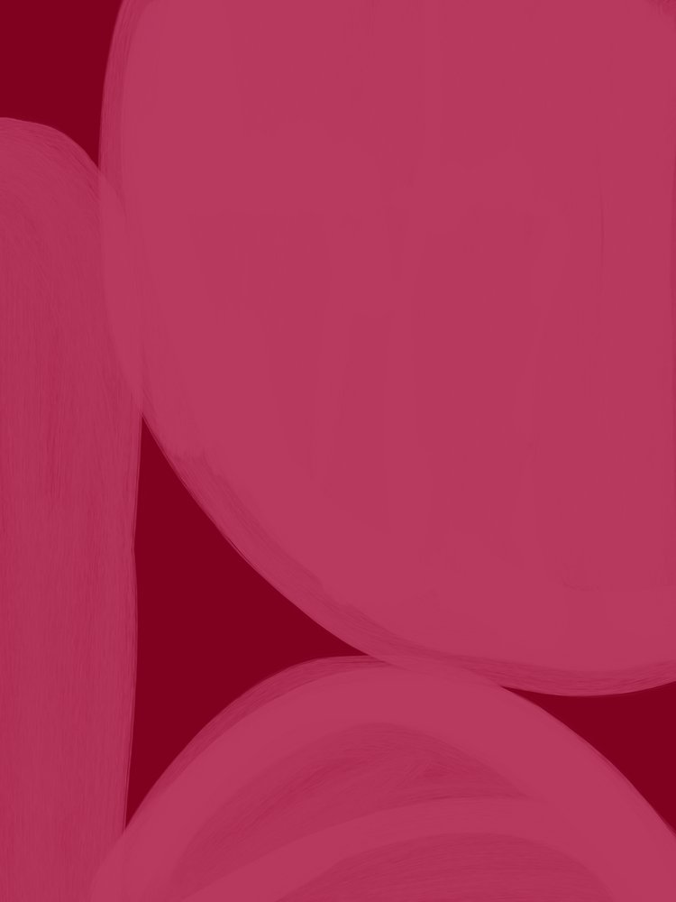 Roze vloeiende vormen door Studio Palette