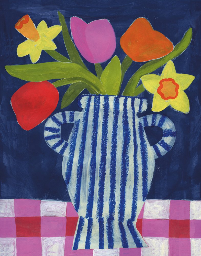 Kleurrijke lentebloemen door Susan Black