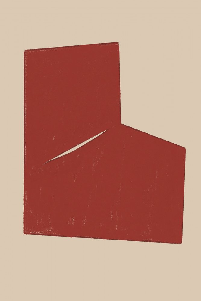 Opvallende rode snit door THE MIUUS STUDIO