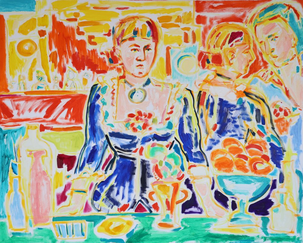Krachtige vrouwen aan tafel door Tamara Jare
