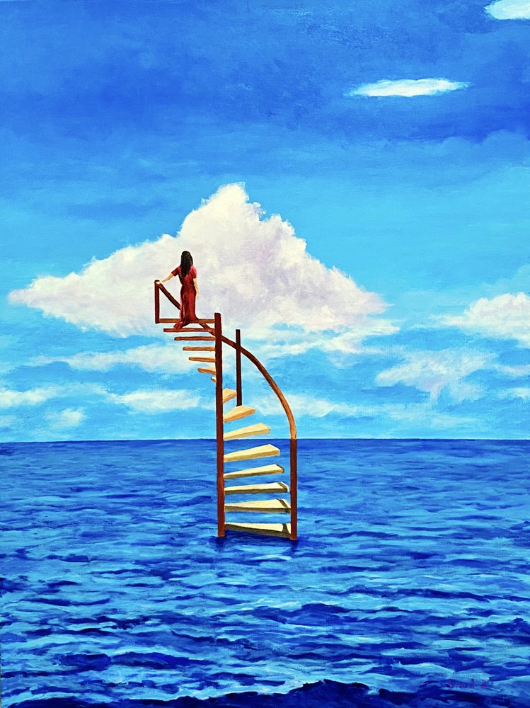 Stairway To Cloud door Tom Blood
