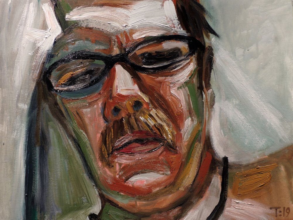 Krachtig, expressief portret door Tore Bahnson