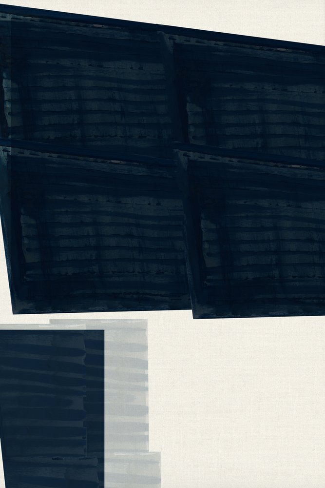 Abstracte blauwe geometrie door cartissi