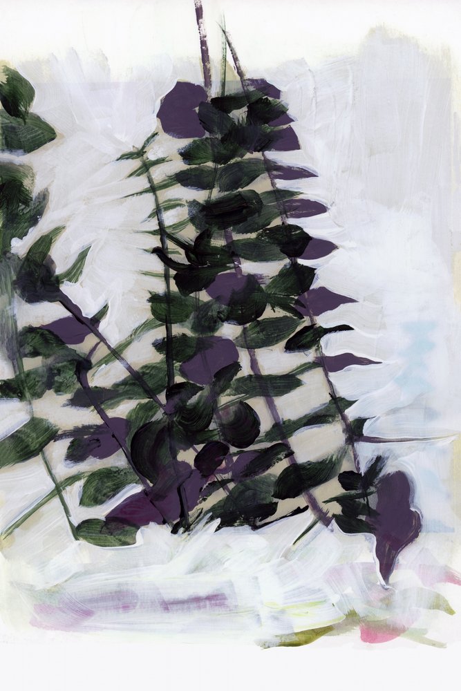 Abstracte botanische bladeren door cartissi