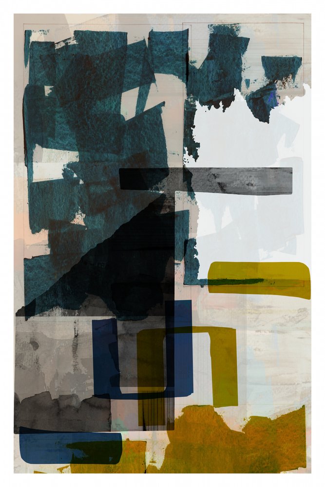 Abstracte kleurblokken door cartissi