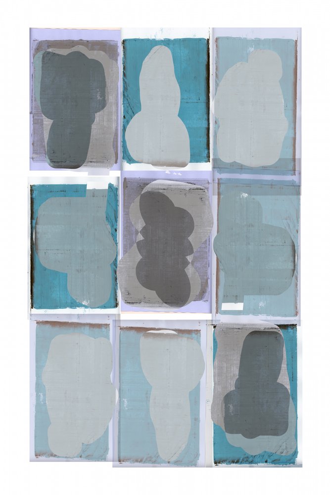 Abstract kleurenraster door cartissi
