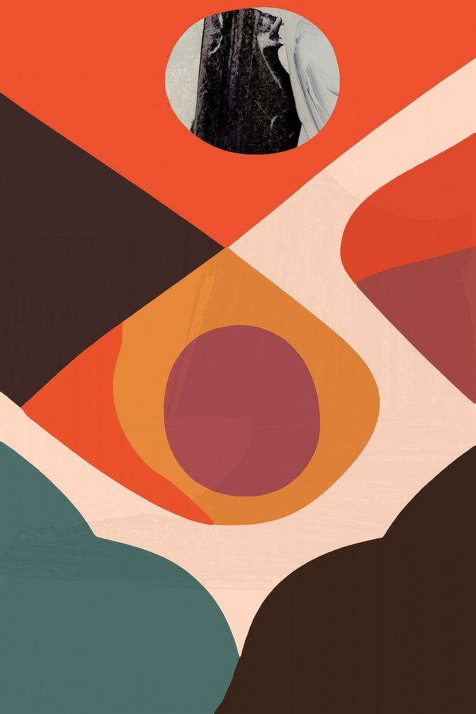 Abstracte, aardse vormen door cartissi