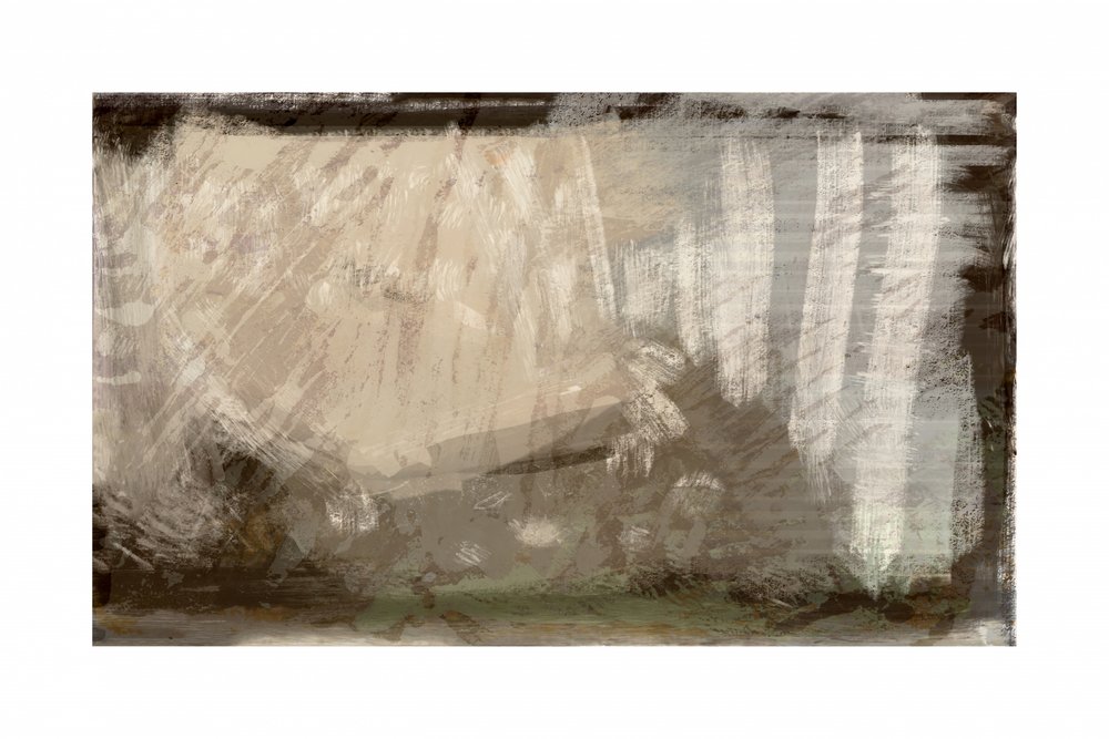 Abstract Forest Light door cartissi