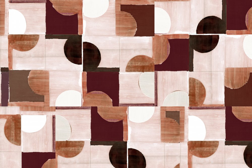 Abstract geometrisch patroon door cartissi