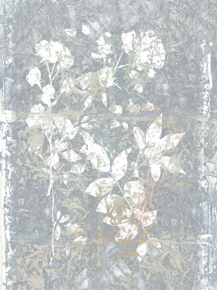 Abstract Grey Botanicals door cartissi