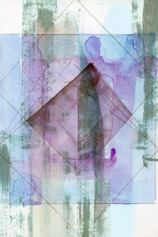 Abstracte gelaagde geometrie door cartissi