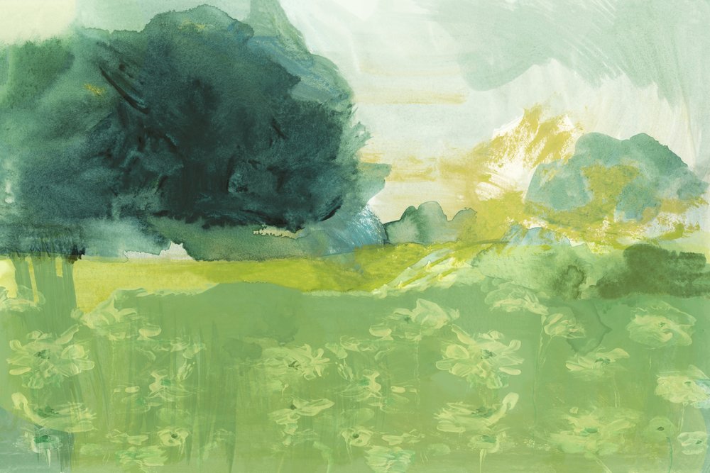 Abstract Meadow Light door cartissi