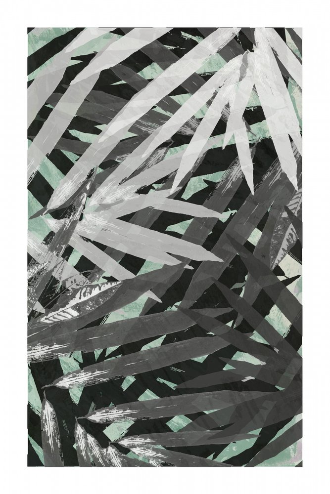Abstracte palmbladeren door cartissi