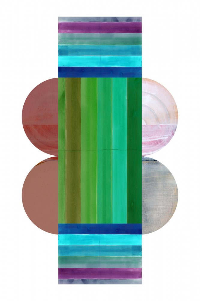Abstracte gestreepte cirkels door cartissi