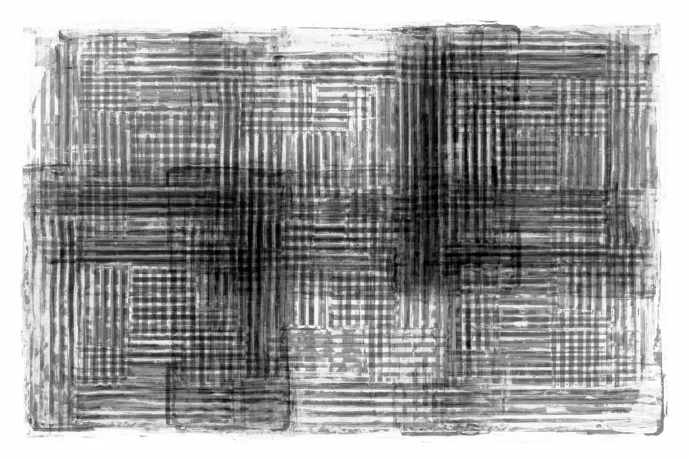 Abstract geweven raster door cartissi