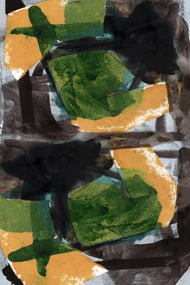 Opvallende abstracte vormen door cartissi